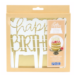 Cake topper 'Happy Birthday ' cutter 